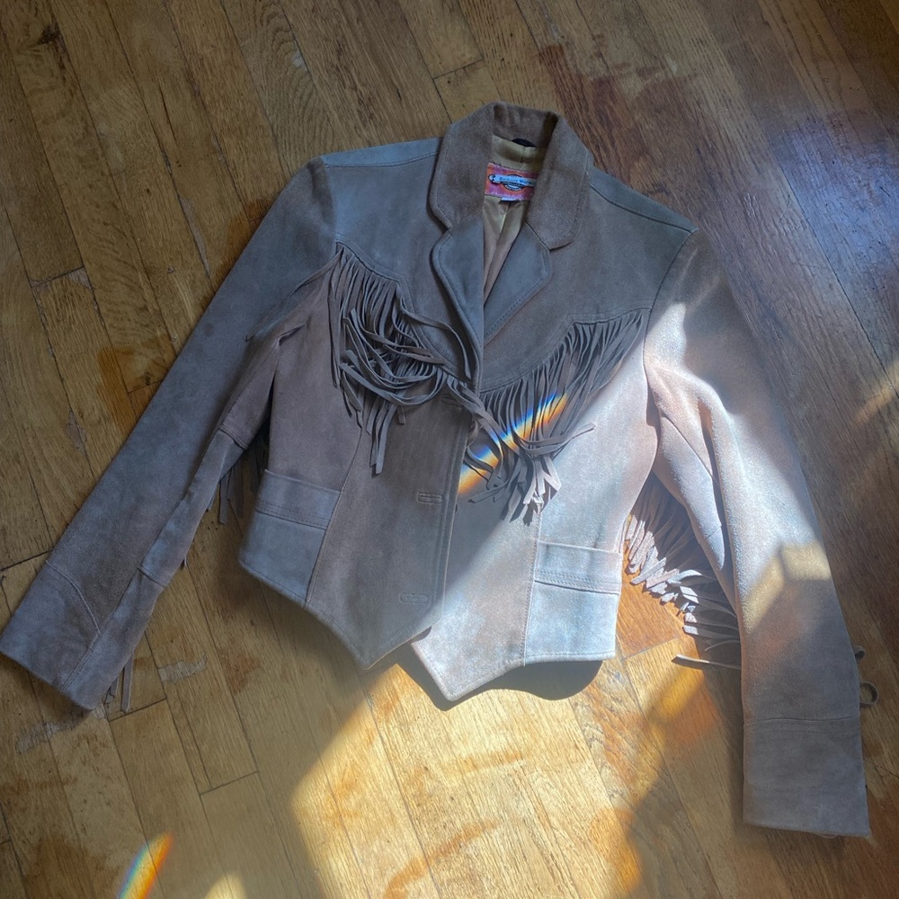 Vintage fringe jacket